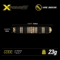 Preview: Winmau Xtreme2 Messing Steeldart 23 Gramm geriffelt