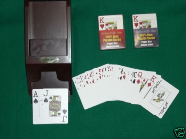 Dealer Shoe Kartenschlitten Visitenkartenhalter