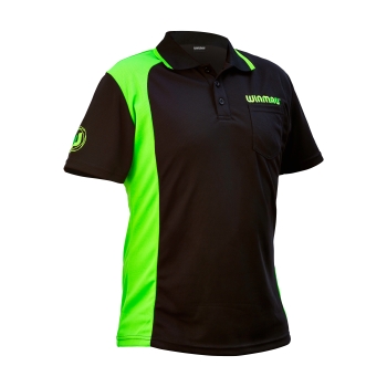 Winmau Wincool 2 Shirt  Black-Green Size S
