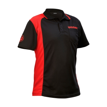 Winmau Wincool 2  Shirts Black-Red 2XL