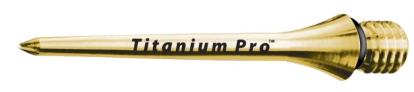 Target Titanium Pro Conversion Point 26mm Gold Schraubspitzen kleines 2BA Gewinde