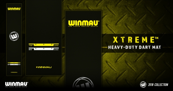 Heavy-Duty Rubber Dart Matte Winmau Xtreme Gummimatte