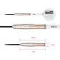 Preview: Alice Law III Rosegold Steel Darts 22g