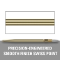 Preview: Target Swiss Stahlspitzen Gold 40mm