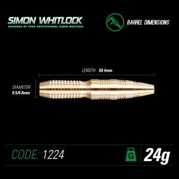 Winmau Simon Whitlock Messing  Steeldart 24 gramm