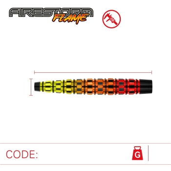 Winmau Firestorm Flame Steeldart 23 Gramm