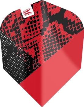 Target Aspinall ICON Flights Ultra Schwarz/Rot No6