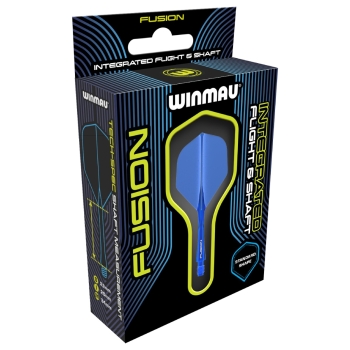 Winmau Fusion Integrated Flight & Shaft Blau Intermediate