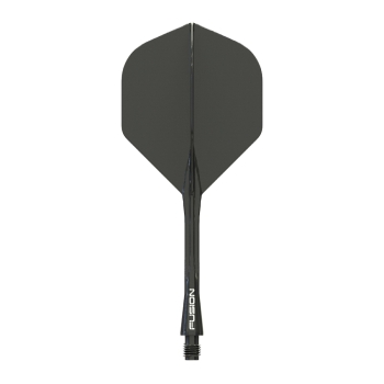 Winmau Fusion Integrated Flight & Shaft Black Medium