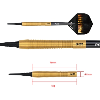 ONE80 Sandstorm 01 Soft Dart 18g