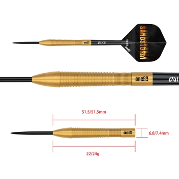 ONE80 Sandstorm 01 Steel Dart 22g