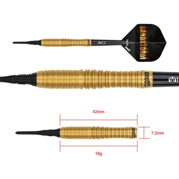 ONE80 Sandstorm 03 Soft Dart 18g