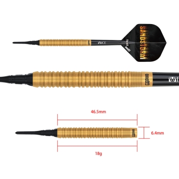 ONE80 Sandstorm 04 Soft Dart 18g