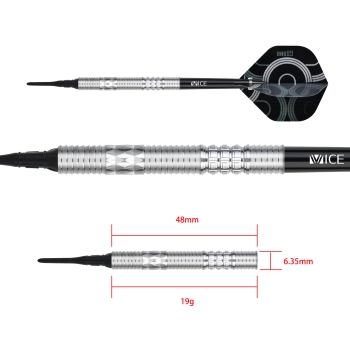 Martyn Turner Soft Darts 18g Barrelgewicht