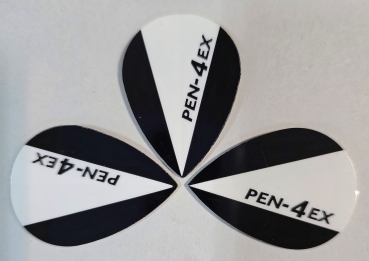 Pen-4ex Flights Schwarz/Weiß Pear Nr.20