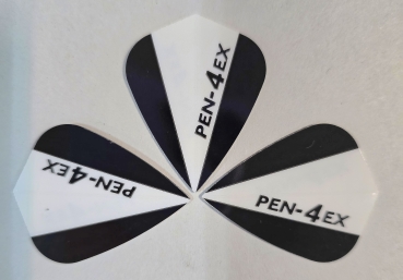 Pen-4ex Flights Schwarz/Weiß Kite Nr.24