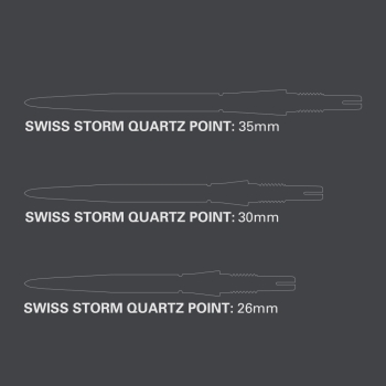 Target Swiss Point Storm Quartz Gold 35mm