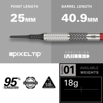 STEPHEN BUNTING GEN 5 95% 18G Softdarts