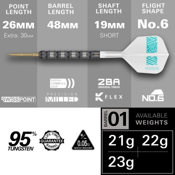 Rob Cross 95% SP Steeldarts 22g