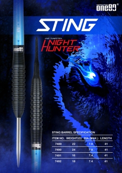 Night Hunter Sting Steeltip 22 Gramm