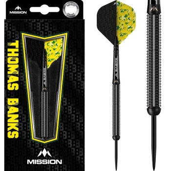 Mission Thomas Banks Steel Darts 90% Black 22g