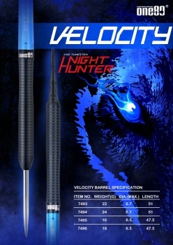 Night Hunter Velocity Steeltip 24 Gramm