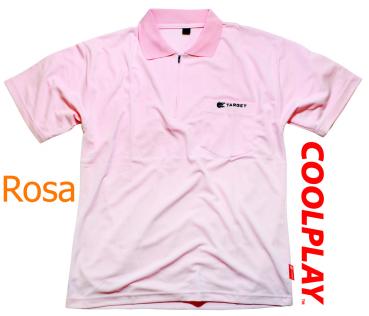 Coolplay Shirt Target Dart Polo Pink Size 4XL