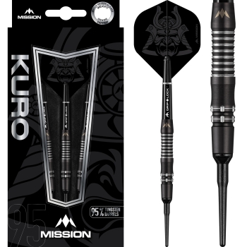 Mission Kuro M2 95% Black Titanium  Soft Tip 21g