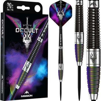 Mission Occult 90% Steeldarts Black&Coral PVD 23g