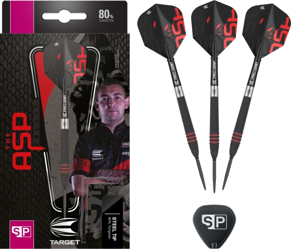 Target Aspinall 80% Black SP Swissdarts 22 Gramm