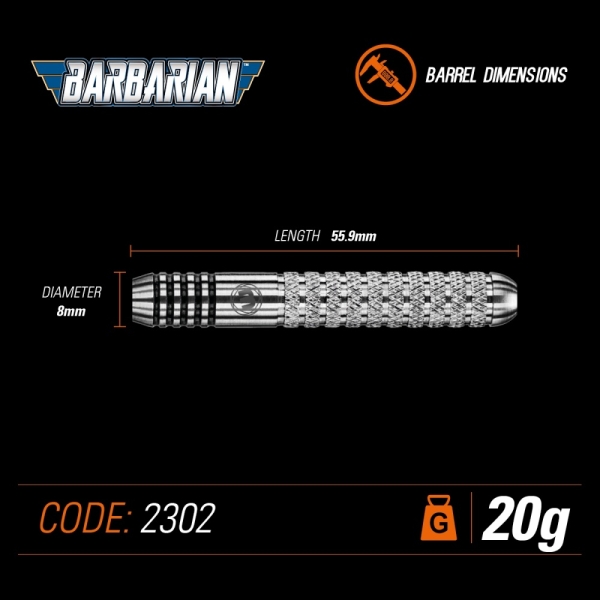 Winmau Barbarian Steeldart  20 Gramm