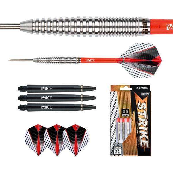 One80 Strike 05 Steeldart  80% Tungsten 24 Gramm