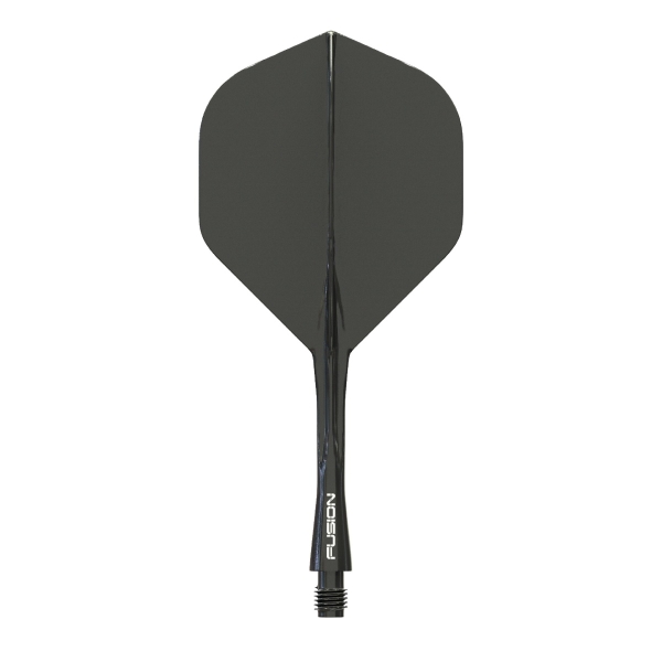 Winmau Fusion Integrated Flight & Shaft Schwarz Intermediate