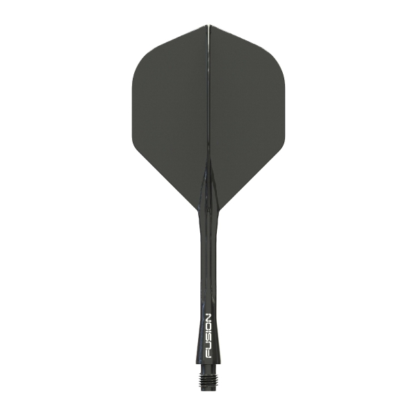 Winmau Fusion Integrated Flight & Shaft Black Medium