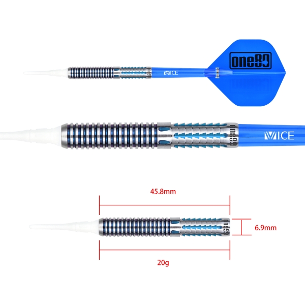 Tanja Bencic Signature Soft Darts Sensation Light Blue 20g