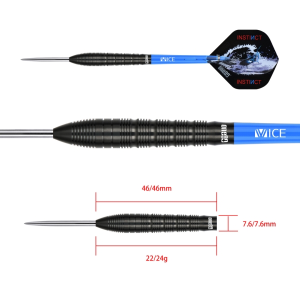 ONE80 Night Hunter Silence Steel Dart 24g