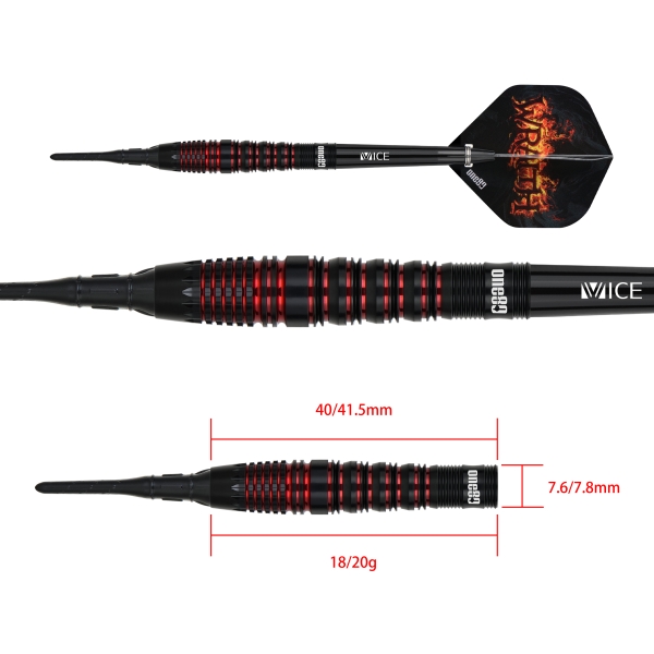 One80 Wraith W4 Softdart 18g