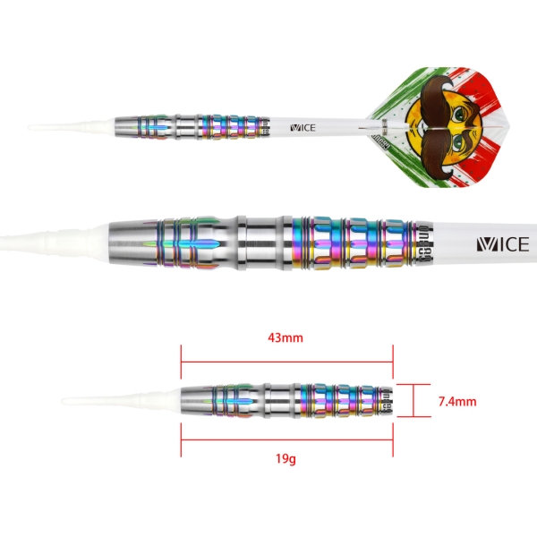 ONE80 Mamo Massimo Signature Soft Dart 19g