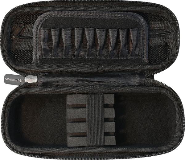 Mission ABS-1 Darts Case Metallic Schwarz