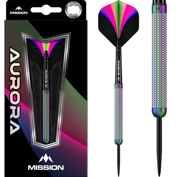 Mission Aurora Steel Darts 90% Coral 23g