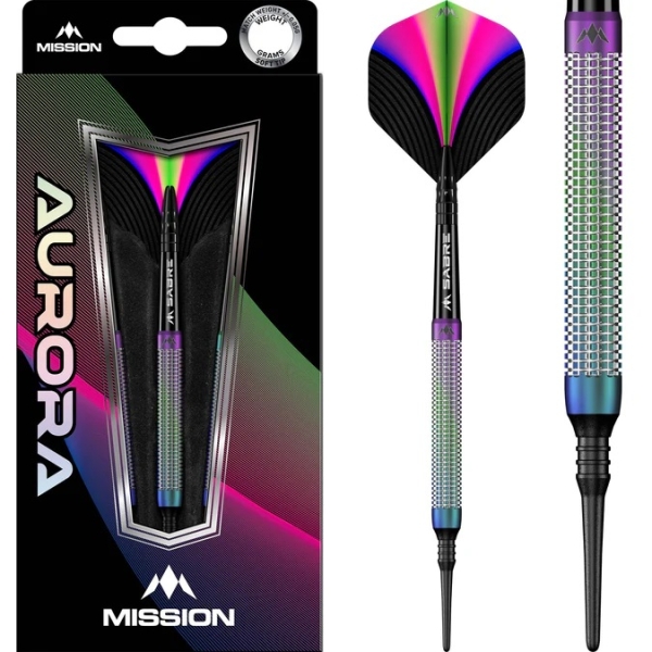 Mission Aurora Soft Darts 90% Coral 18g