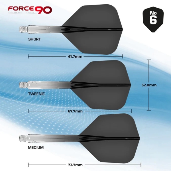 Mission Force 90 Medium Clear No6 Schwarz