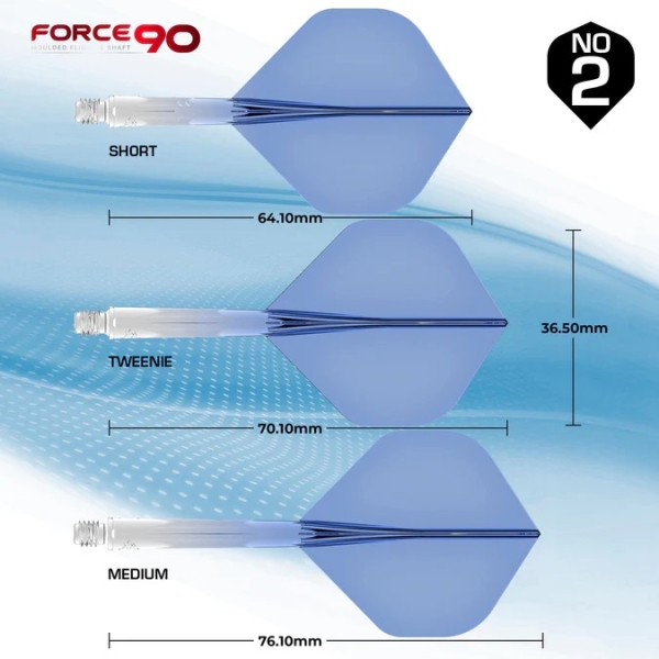 Mission Force 90 Kurz Clear No2 Blau