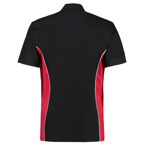 TEAM SHIRT Kustom Kit Dart Shirt KK185 Black/Red Size 2XL