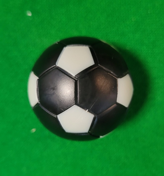 Kickerball Schwarz-Weiss 36mm