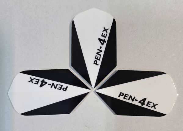 Pen-4ex Flights Schwarz/Weiß Schmal Nr.16