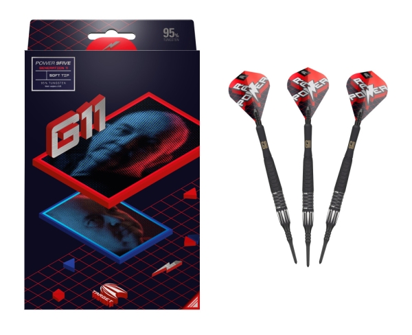 Target Phil Taylor Raw Power G11 95% Softdart 20 Gramm