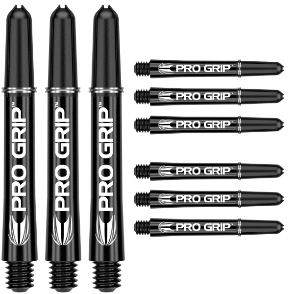 Pro Grip Schäfte 3 Satz Schwarz Medium