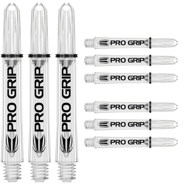 Target Pro Grip Schäfte 3 Satz Clear Midi