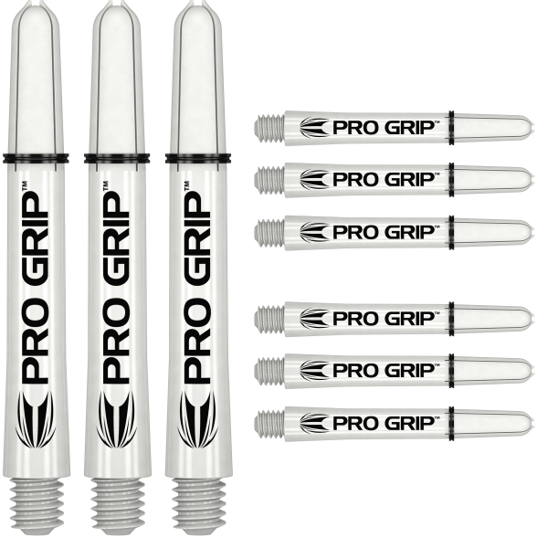 Pro Grip Schäfte 3 Satz Weiss Short Plus